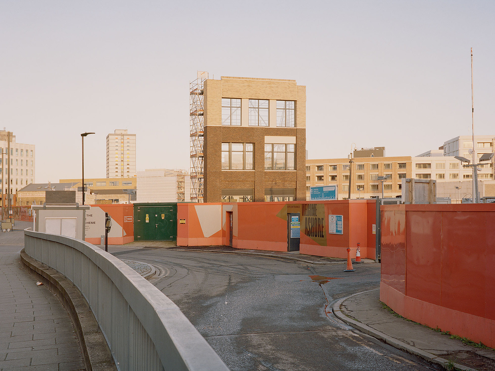 Urban architectural Fine art Landscape of the River Lea part of personal project Sugar Coated Island