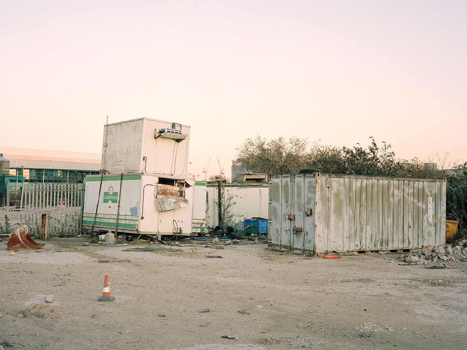 Urban architectural Fine art Landscape of the River Lea part of personal project Sugar Coated Island, London