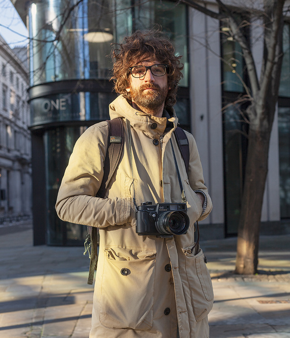 Portrait of architectural photographer based in London Luca Piffaretti