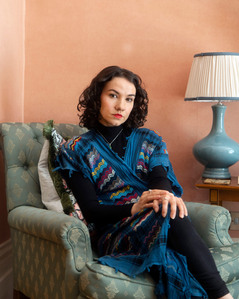 British-Palestinian actress, writer, curator of the Arab Film Club, presenter for BBC's Holy Land And Us, Sarah Agha photographed for the FT Weekend magazine Life & Arts. 