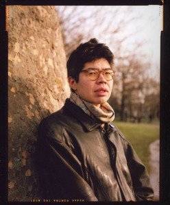 London based writer and poet Will Harris for PORT magazine, photographed by Siqi Li. 