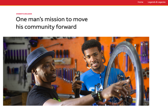 Article/Long-form copy for Wells Fargo's landing page for their Legends and Legacies campaign. 