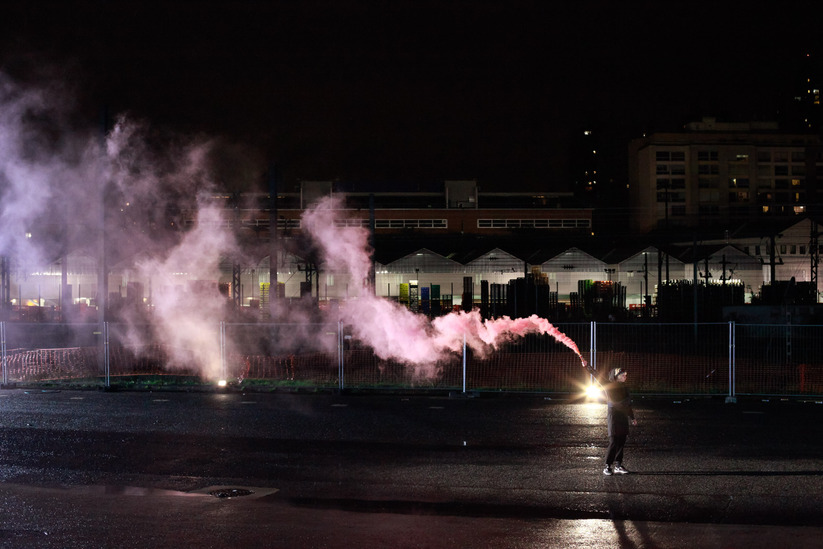 Nuit blanche, à Paris, le 7 octobre 2017.