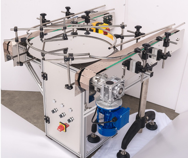 Accumulation Turntable-Turn Table with double side conveyor belt