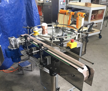 Accumulation Table with Side Conveyor Exit