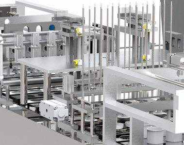 Multi-lane  Tub/Tray Filling Sealing Machine