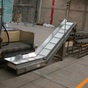 Bett type elevator  Conveyors 