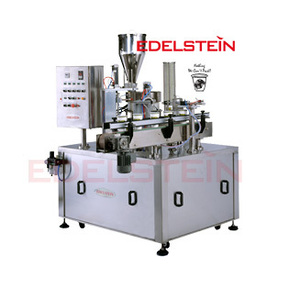 Overview of machine
Cup Rotary type Filler-Sealer RCR-S
Rolled foil
for solid material