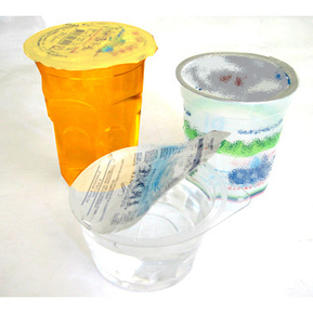 cup water, cup juice