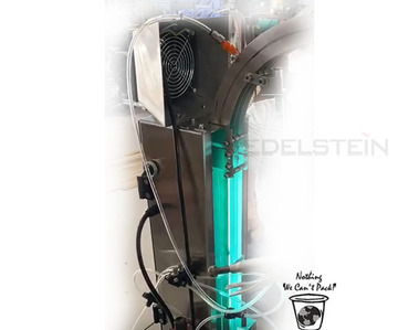 Cap Rinsing Machine with dust removal device

(UV Cap Sterilizing)