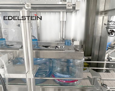 In-line Bottle Pressure Overflow Fillier and Cappng Machine for  3-gallon / 5-gallon jug drinking water
