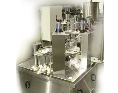 Rotary Type Cup Filling-Sealing Machine with Pre-cut foil