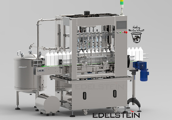  In-Line Bottle Pressure Overflow Filler