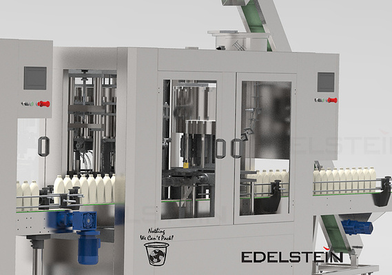 PP Bottle Filling Line for Lotion (Cream):  Bottle Unscramler + Rotary Bottle Water Riner + Rotary Bottle Air (Dry) Rinser + Rotary Piston Filling-Screw Capping Machine + Bottle Self-Adhesive-Labeling Machine