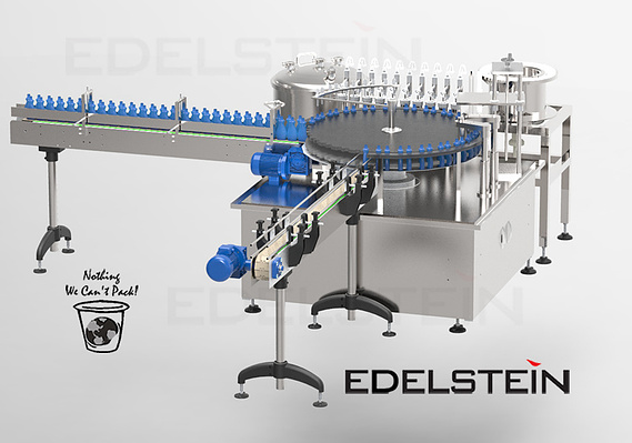 rotary disc bottle monobloc piston filler-press capper