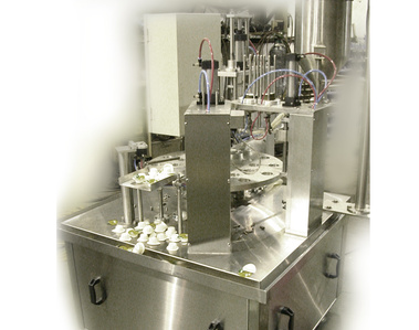 Rotary Type Cup Filling-Sealing Machine with Pre-cut foil