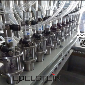 EDELSTEIN Auto Bong-Bong Ice Filling-Sealing Machine with piston filling system made in Taiwan