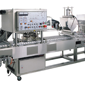 Multi-Lane Cup Filler-Sealer ED-MLC-202 series (small cup, natade coco feeder)