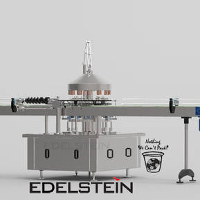 Model: ED-RS-12  Rotary Type Bottle Aluminum Foil Sealing Machine 12 Sealing Heads from EDELSTEIN