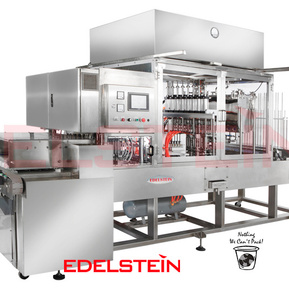 Multi-Lane Cup Filler-Sealer  ED-MLC-201 series (big container, HEPA +guarding  +outlet conveyor) 