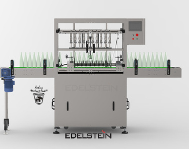 Glass Bottle Filling Line for Drinking Water: Linear Bottle Overflow Filler