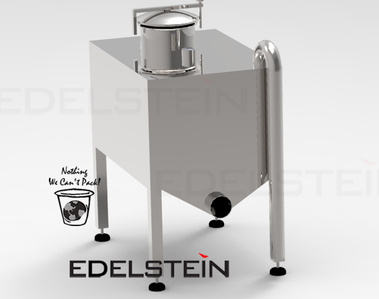 CIP (Clean In Place) Unit Single Simple Square Tank
