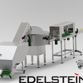 Linear type Bottle Unscrambling Machine from EDELSTEIN