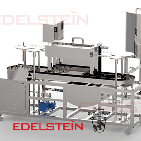 EDELSTEIN Semi-auto Bong-Bong Ice Filling-Sealing Machine made in Taiwan