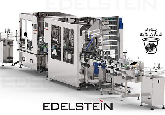 Small Glass Bottle Filling Line for Syrup (Oral Medical Liquid): Accumulation Table +  Rotary Bottle Rinser + Monoblock 2-in-1 Rotray Bottle Piston Filler- ROPP Capper + Bottle Self-adhevive Labeler