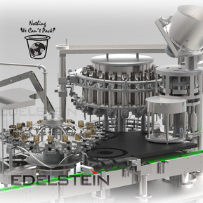EDELSTEIN Rotary Type Bottle Piston Filling Machine