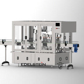 Rotary Type Bottle  Aluminum Foil Sealing Machine 24 Sealing Heads from EDELSTEIN