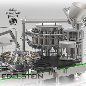 EDELSTEIN Bottle, Cup, Bag, Tube Filling Capping Sealing Machine and Turnkey Packaging Line made in Taiwan