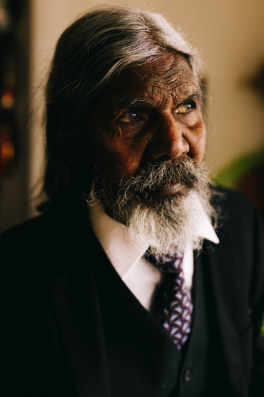 David Gulpilil from My Name Is Gulpilil - the award winning feature film directed Molly Reynolds and shot by Adelaide based Australian cinematographer and Director of Photography or DoP Miles Rowland