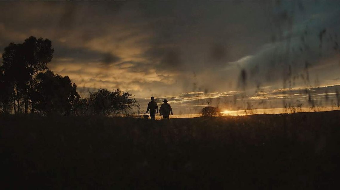 A frame from Facebook & Warndu TVC by Adelaide based Australian cinematographer and Director of Photography or DoP Miles Rowland