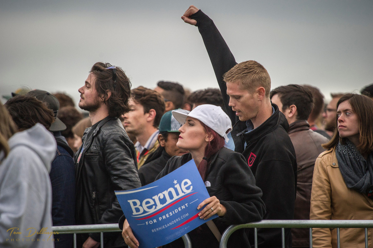 Bernie Sanders Rally, San Francisco CA, 2016