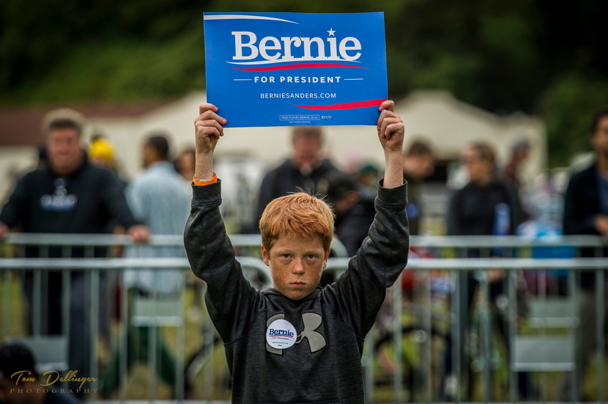 Bernie Sanders Rally, San Francisco CA, 2016