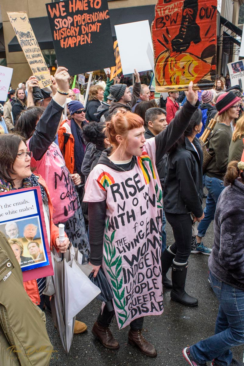 Women's March, Santa Rosa CA, Jan 21, 2017