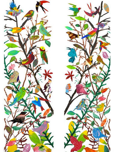 A design made of birds