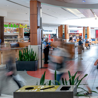 White Oaks Mall London Ontario by Frank Fenn IDEA3 Photography interior features food court traffic