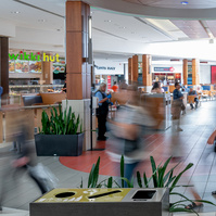 White Oaks Mall London Ontario by Frank Fenn IDEA3 Photography interior features food court traffic