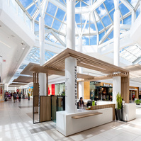 White Oaks Mall London Ontario by Frank Fenn IDEA3 Photography interior features customer service intersection