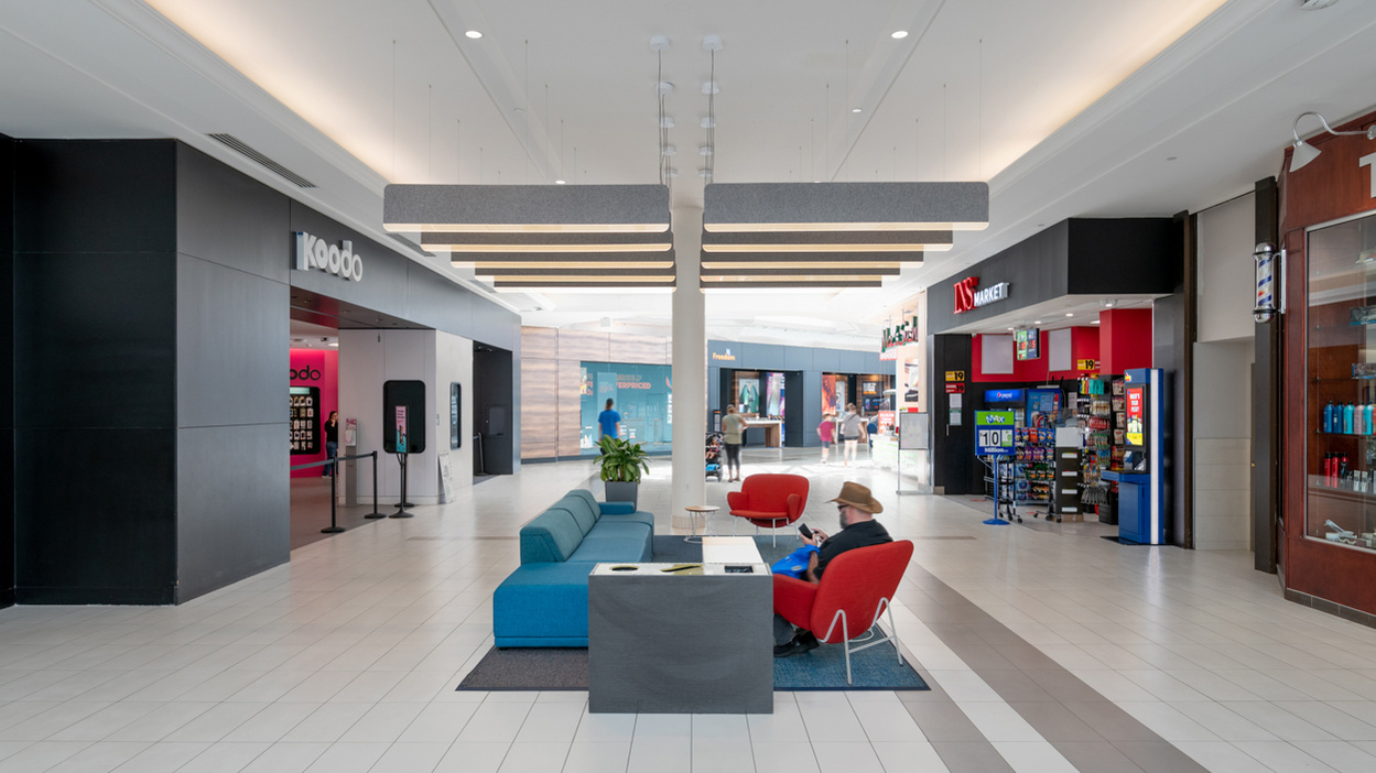 White Oaks Mall London Ontario by Frank Fenn IDEA3 Photography interior features seating area