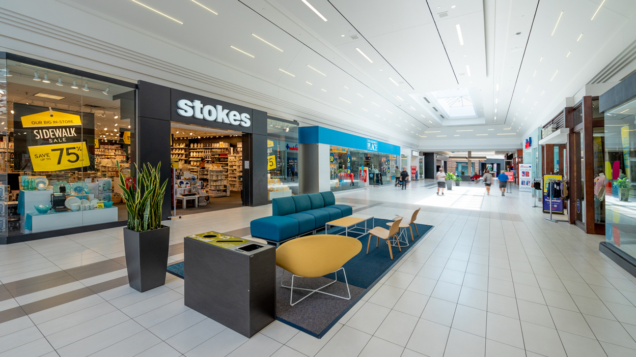 White Oaks Mall London Ontario by Frank Fenn IDEA3 Photography interior features seating area