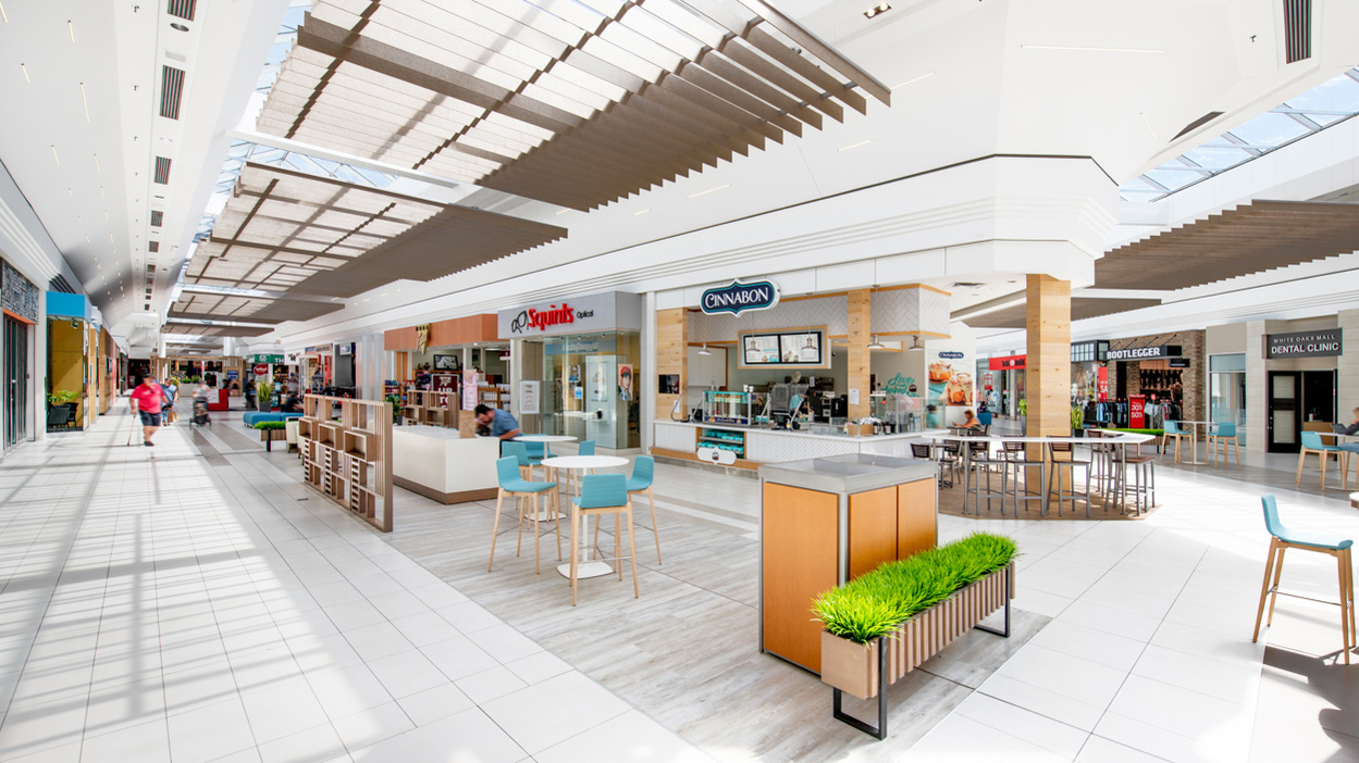 White Oaks Mall London Ontario by Frank Fenn IDEA3 Photography interior features seating area