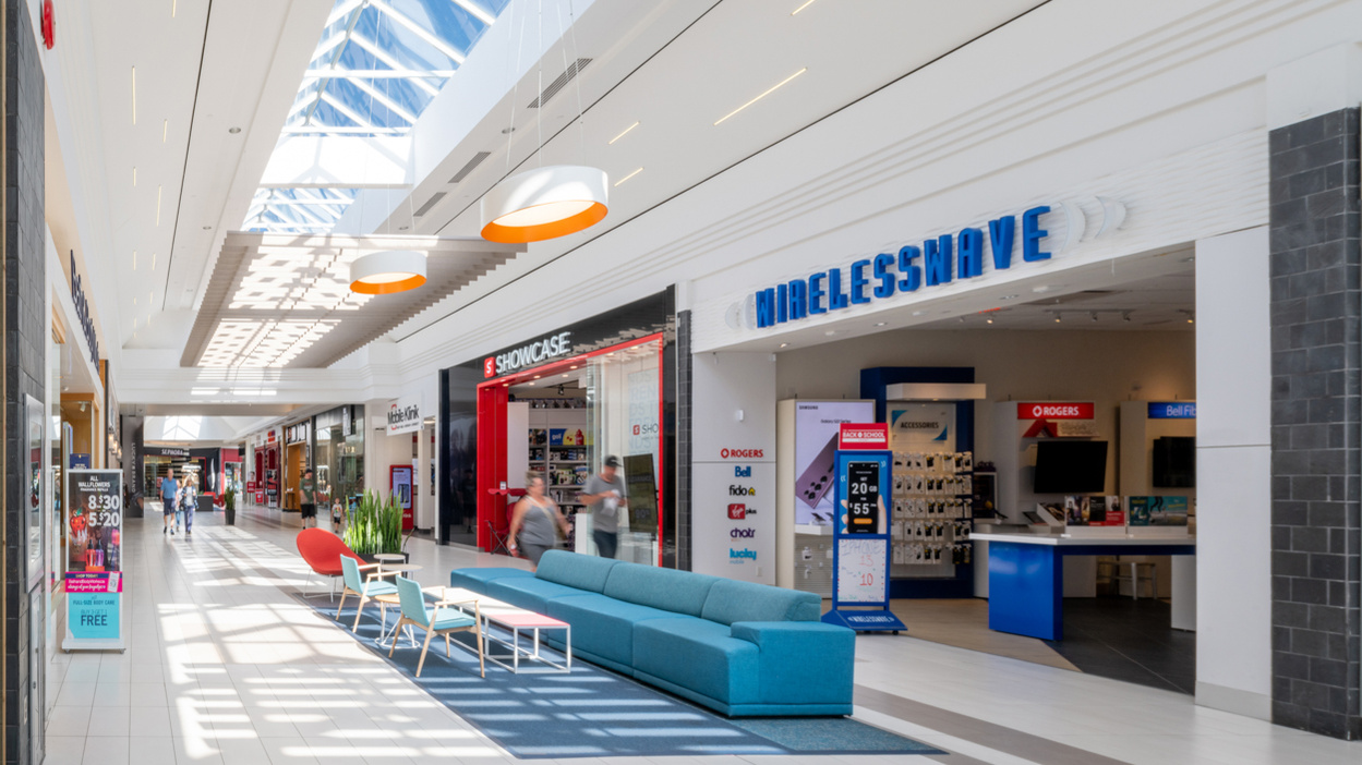 White Oaks Mall London Ontario by Frank Fenn IDEA3 Photography interior features