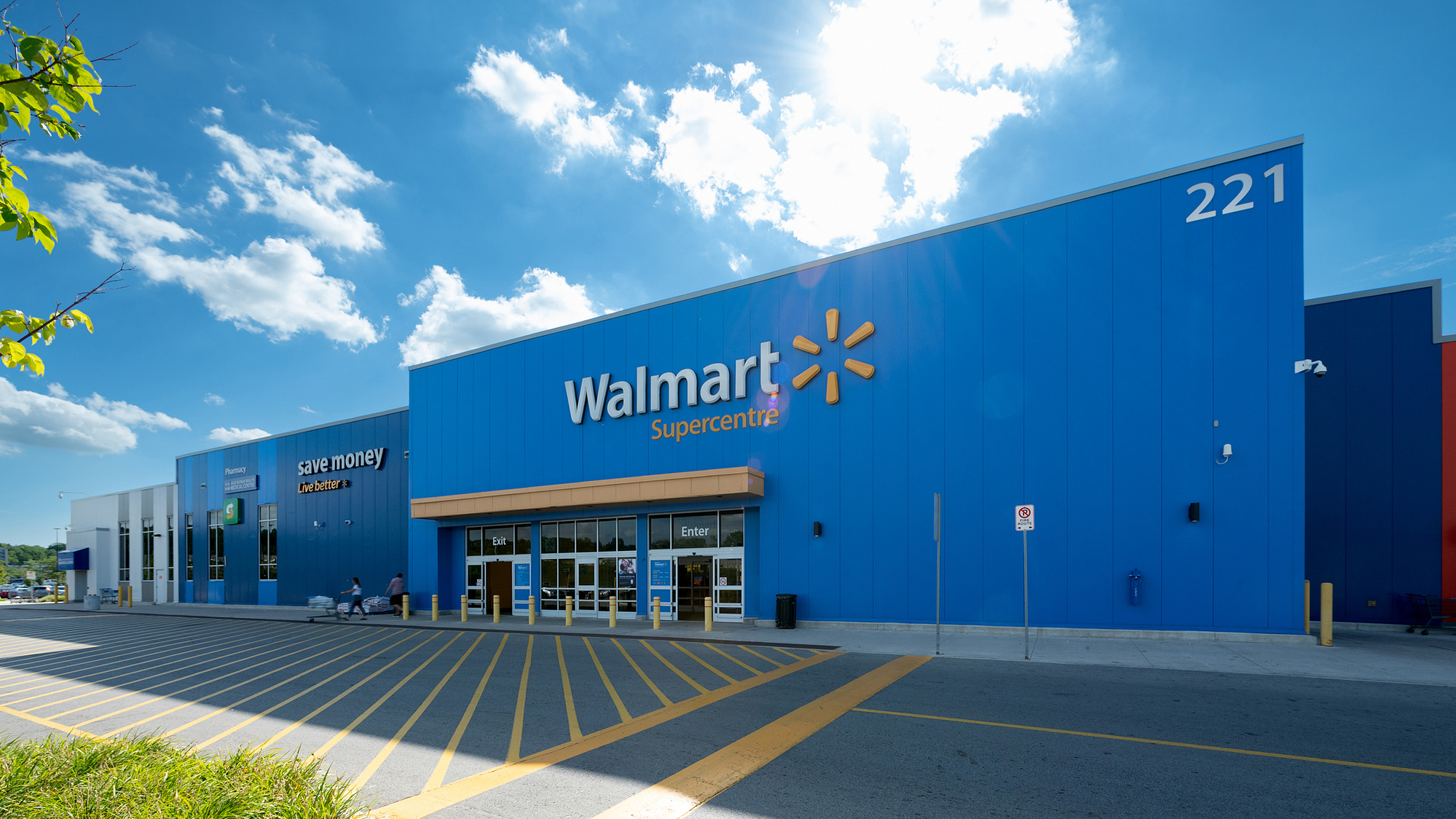 Pen Centre Wal Mart shopping centre photography by Frank Fenn