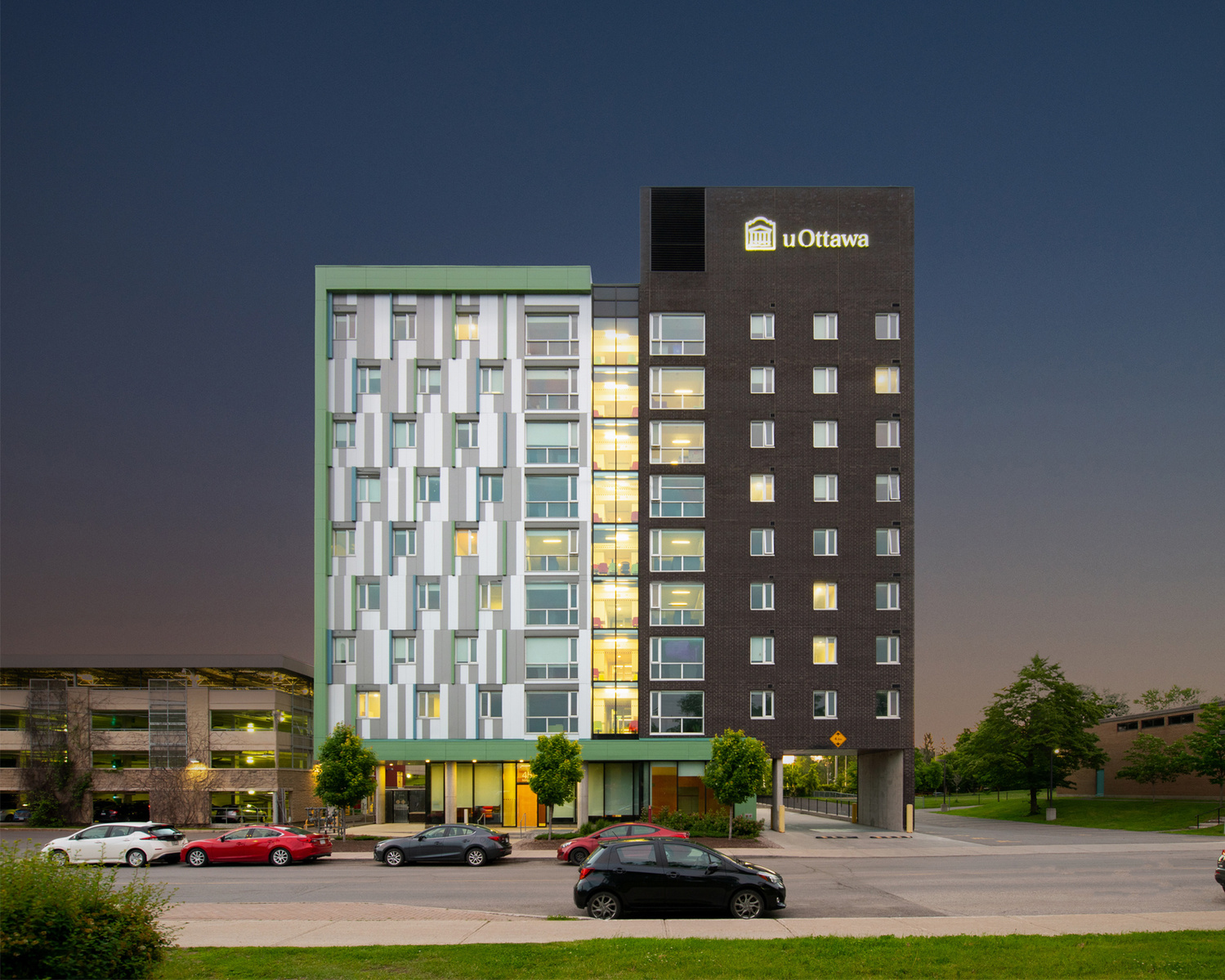 UOttawa architecture photography of Residence on Mann Ave Ottawa ON