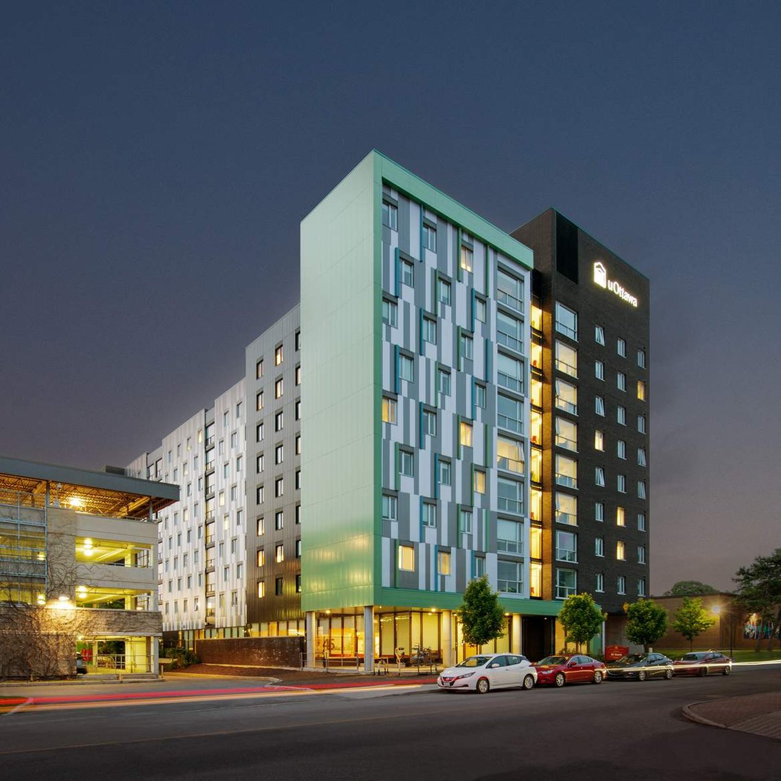UOttawa architecture photography of Residence on Mann Ave Ottawa ON