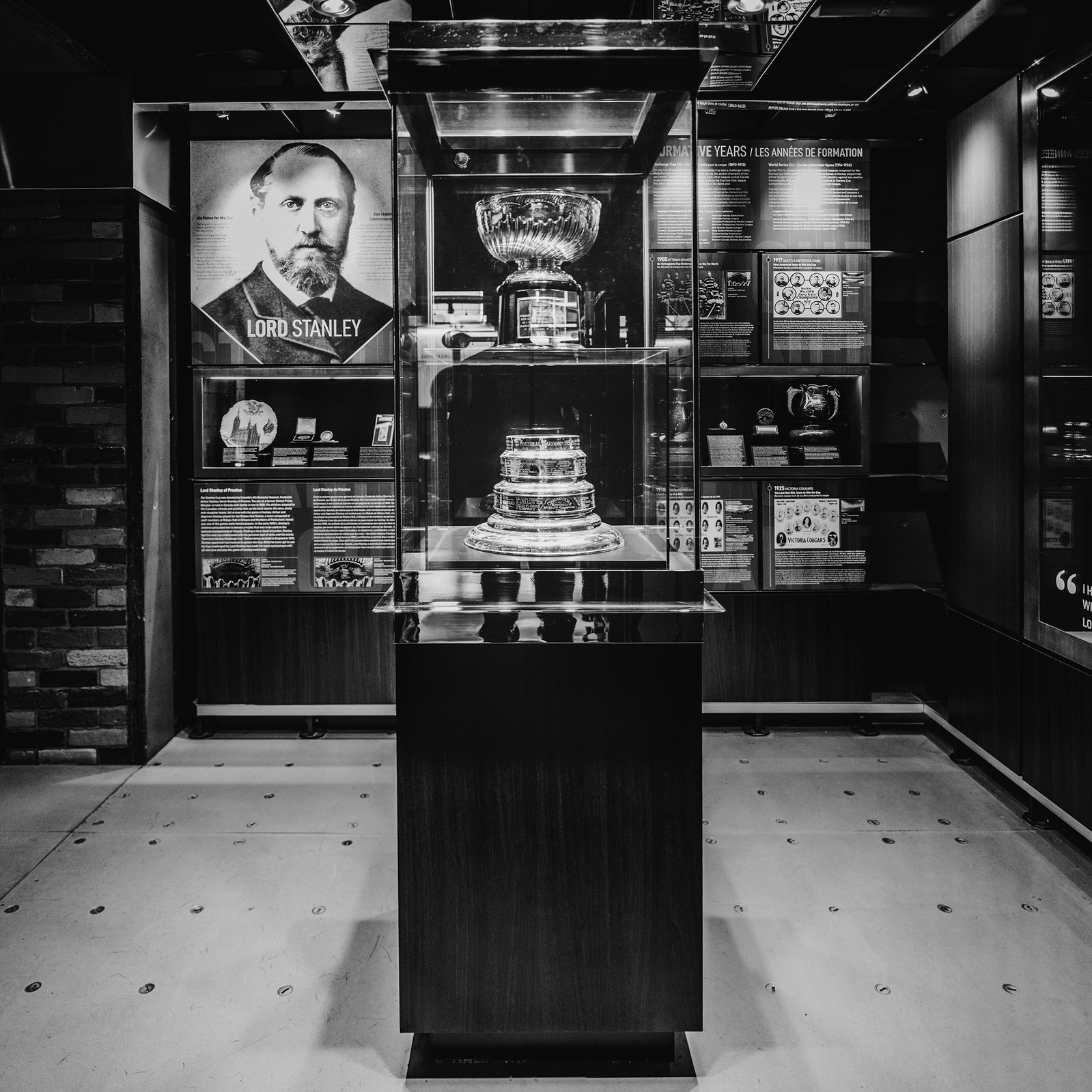 The vault containing the original Stanley Cup at the Hockey Hall of Fame in Toronto by Frank Fenn