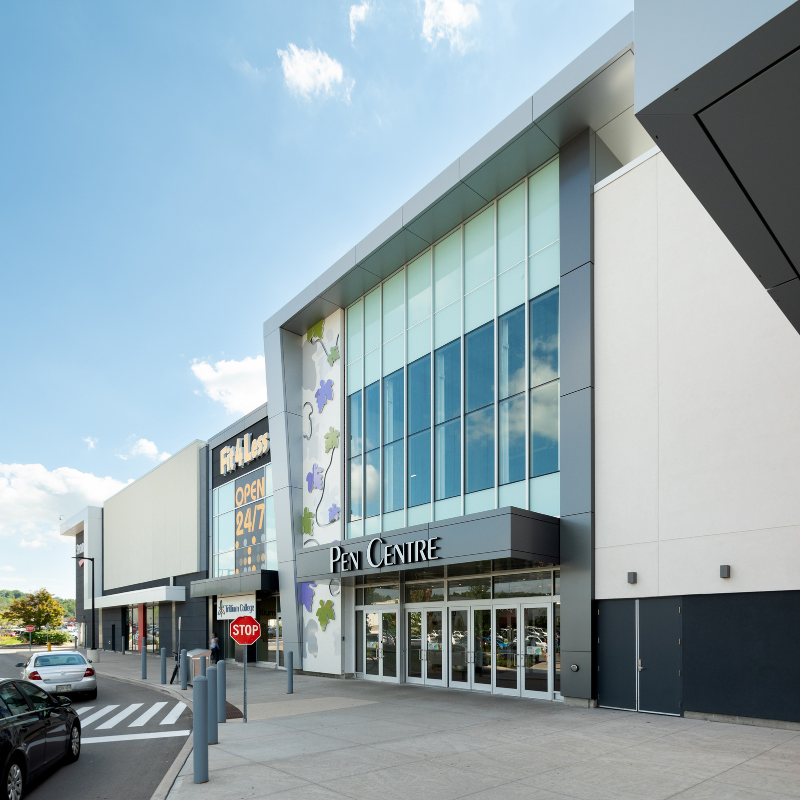 Pen Centre entrance shopping centre photography by Frank Fenn